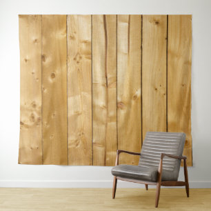 Hütte Chic Imitate Holzpaneele Tapisserie Wandteppich