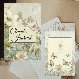 Hütte Chic Wildblumen Binder Namplate Page