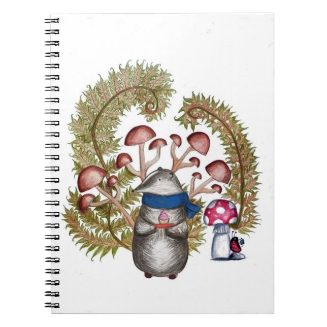 Hütte Core European Badger Notebook Notizblock (Vorderseite)