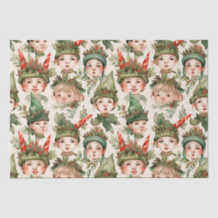Hütte Core Weihnachtselfen Umschlagpapier Seidenpapier