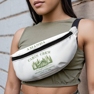 Hütte Crew Green Camp Junggeselinnen-Abschied Bauchtasche