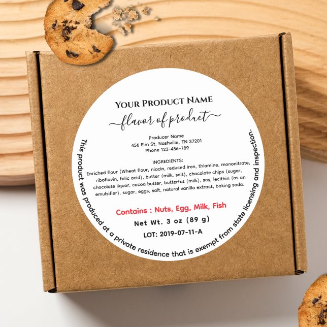 Hütte des Food Round Tennessee Runder Aufkleber (Von Creator hochgeladen)