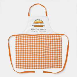 Hütte Food Zuhause Bakery Brot Logo Schürze