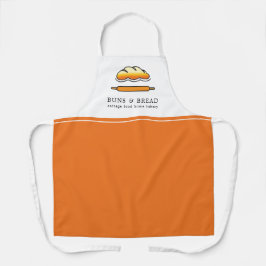 Hütte Food Zuhause Bakery Brot Logo Schürze