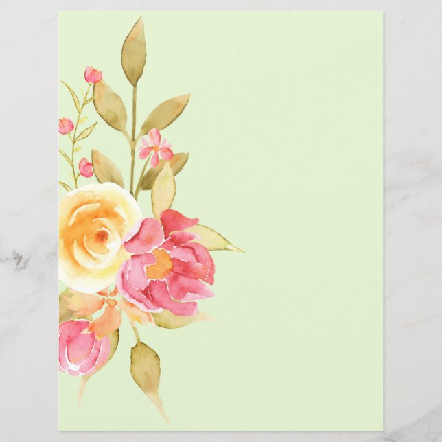 Hütte Garden Rose Scrapbook (Vorderseite)