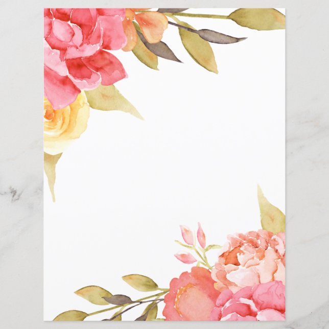 Hütte Garden Rose Scrapbook (Vorderseite)