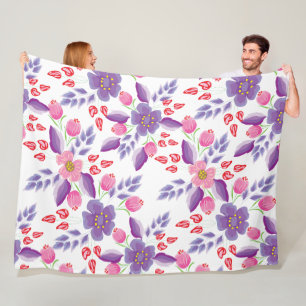 Hütte Garden Vibes 60x80 Fleece Blanket