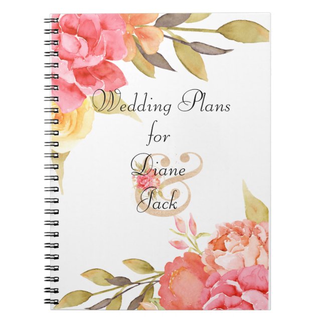 Hütte Gartengarten Rose Notizblock (Vorderseite)