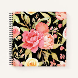 Hütte Gartengarten Rose Notizbuch