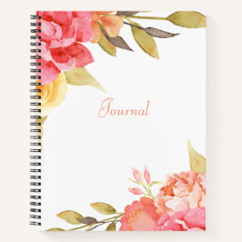 Hütte Gartengarten Rose Notizbuch