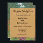 Hütte Gustav Klimt Blumengarten Einladung<br><div class="desc">Ein wunderschönes Gartenbild - das ist ein klassisches Gemälde von Gustav Klimt, genannt Hütte Garden, oder Bauergarten, 1907, das ein nahes Bild eines Blumengartens, ein buntes Blumengemälde ist.</div>