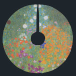 Hütte Gustav Klimt Blumengarten Polyester Weihnachtsbaumdecke<br><div class="desc">Ein wunderschönes Gartenbild - das ist ein klassisches Gemälde von Gustav Klimt,  genannt Hütte Garden,  oder Bauergarten,  1907,  das ein nahes Bild eines Blumengartens,  ein buntes Blumengemälde ist.</div>