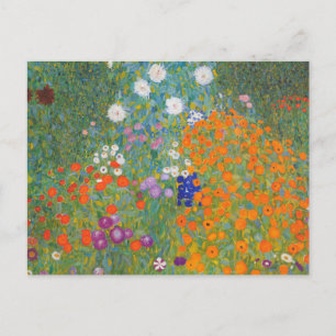 Hütte Gustav Klimt Blumengarten Postkarte