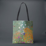 Hütte Gustav Klimt Blumengarten Tasche<br><div class="desc">Ein wunderschönes Gartenbild - das ist ein klassisches Gemälde von Gustav Klimt, genannt Hütte Garden, oder Bauergarten, 1907, das ein nahes Bild eines Blumengartens, ein buntes Blumengemälde ist.</div>