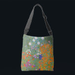 Hütte Gustav Klimt Blumengarten Tragetaschen Mit Langen Trägern<br><div class="desc">Ein wunderschönes Gartenbild - das ist ein klassisches Gemälde von Gustav Klimt,  genannt Hütte Garden,  oder Bauergarten,  1907,  das ein nahes Bild eines Blumengartens,  ein buntes Blumengemälde ist.</div>