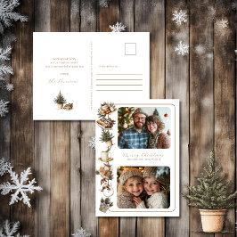 Hütte Hygge Zwei Fotos Weihnachten