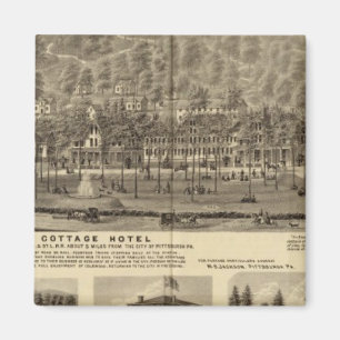 Hütte Idlewood Magnet