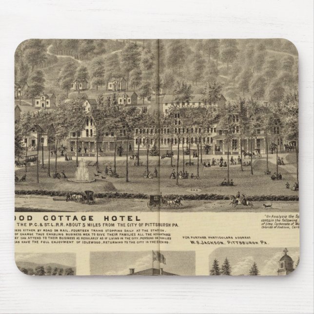 Hütte Idlewood Mousepad (Vorne)