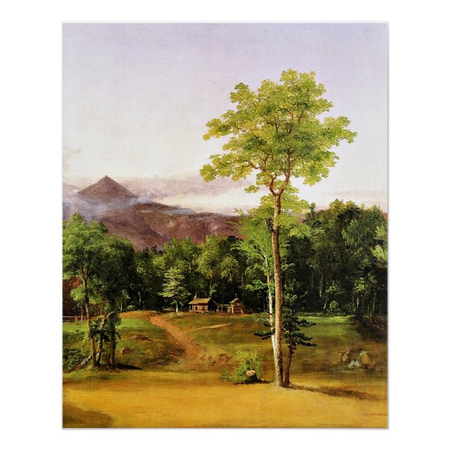 Hütte im Wald, New Hampshire, Poster (Vorderseite)