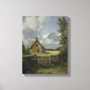 Hütte in einem Cornfield, 1833 Leinwanddruck