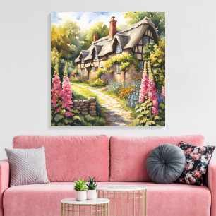 Hütte Leinwand Kunst