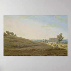 Hütte mit gut an das Rugen Poster