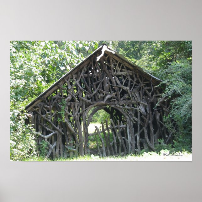 Hütte Poster (Vorne)