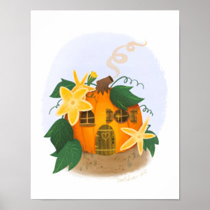 Hütte Pumpkin Poster