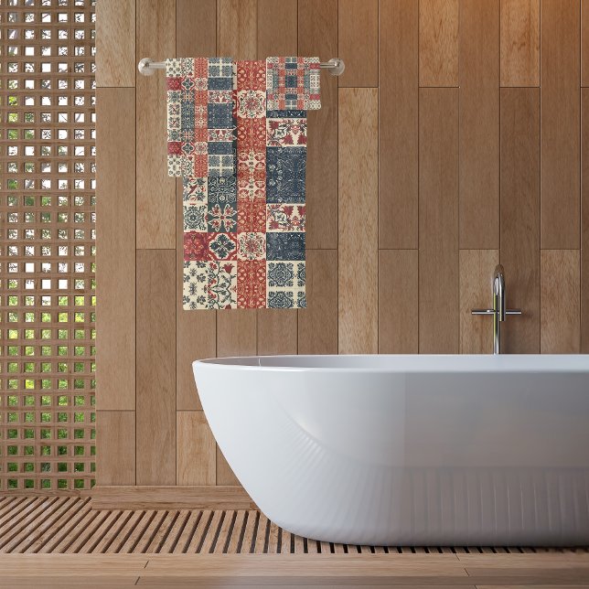 Hütte Quilt Badhandtuch Set (Von Creator hochgeladen)