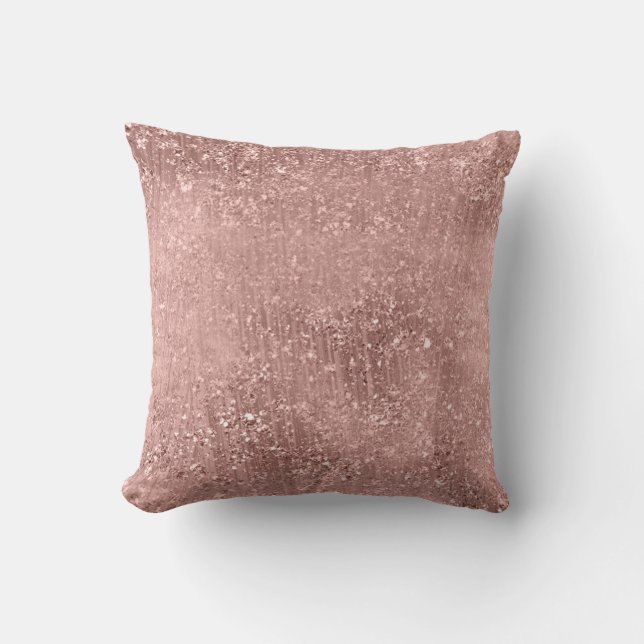 Hütte Rustic Zuhause Rose Bush Abstrakt Kissen (Vorderseite)