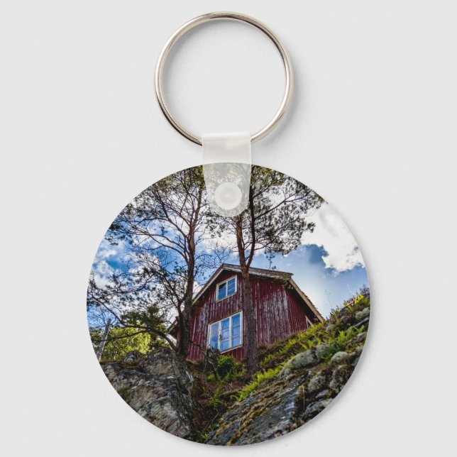 Hütte Schlüsselanhänger (Vorderseite)