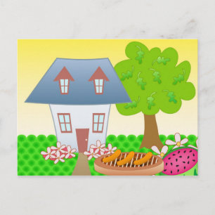 Hütte - Sommer Postkarte