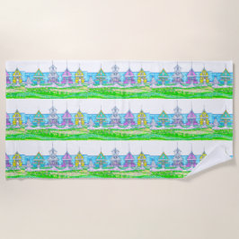 Hütte Strand Strandtuch