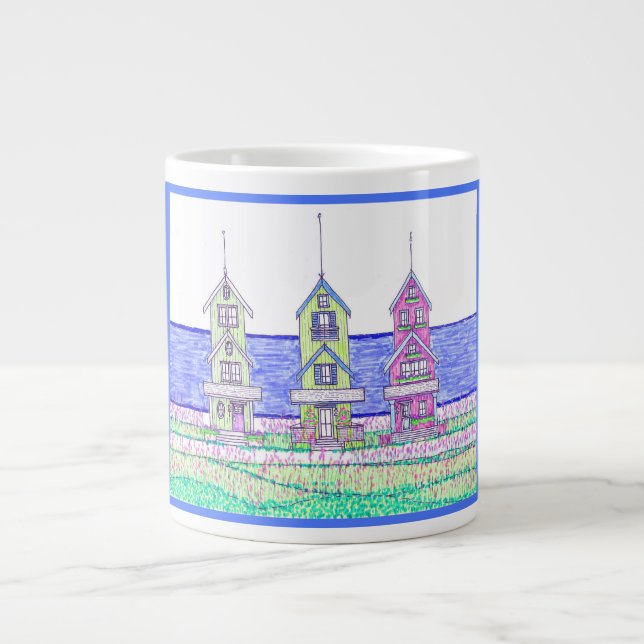 Hütte Trio Jumbo Tasse (Vorderseite)