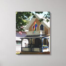 Hütte und Stolz Gingerbread - Martha's Vineyard Leinwanddruck