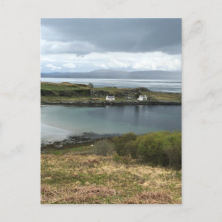 Hütten auf der Isle of Jura. Schottische Insel Postkarte