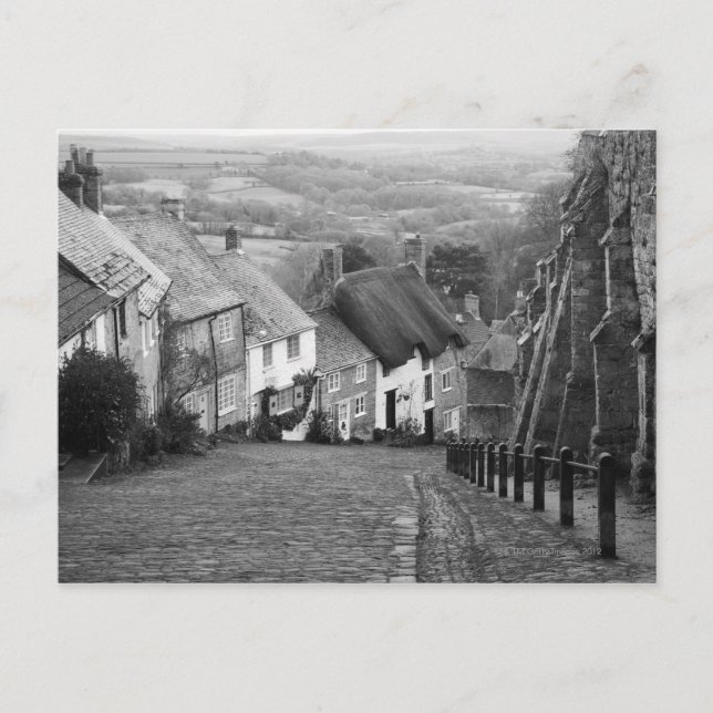 Hütten auf einem goldenen Hügel, Shaftesbury, Dors Postkarte (Vorderseite)