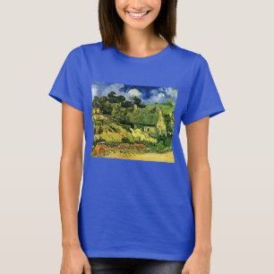 Hütten, Cordeville von Vincent van Gogh T-Shirt