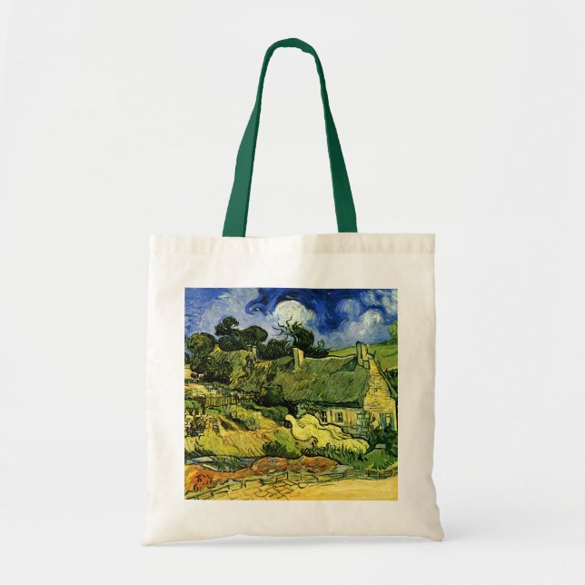 Hütten, Cordeville von Vincent van Gogh Tragetasche (Vorne)