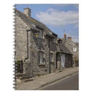 Hütten, Corfe Castle village, Dorset, England, Notizblock