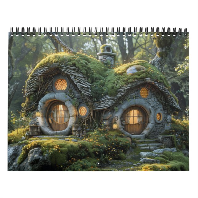 Hütten der Waldlandschaften Kalender (Titelbild)