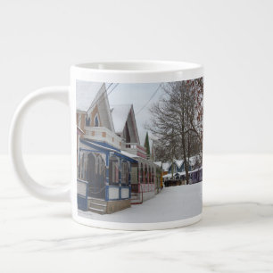 Hütten im Winter - Martha's Vineyard Jumbo-Tasse