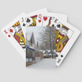 Hütten im Winter - Martha's Vineyard Spielkarten