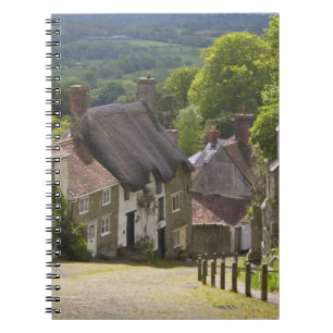Hütten in Gold Hill, Shaftesbury, Dorset, Notizblock