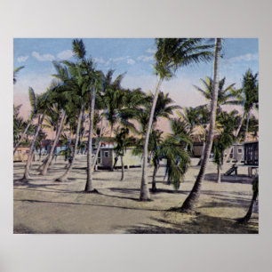 Hütten Key West Florida in den Schlüsseln Poster