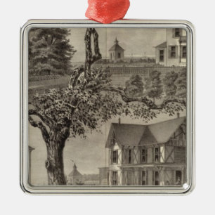 Hütten WC Hamilton, Spring Lake, NJ Ornament Aus Metall