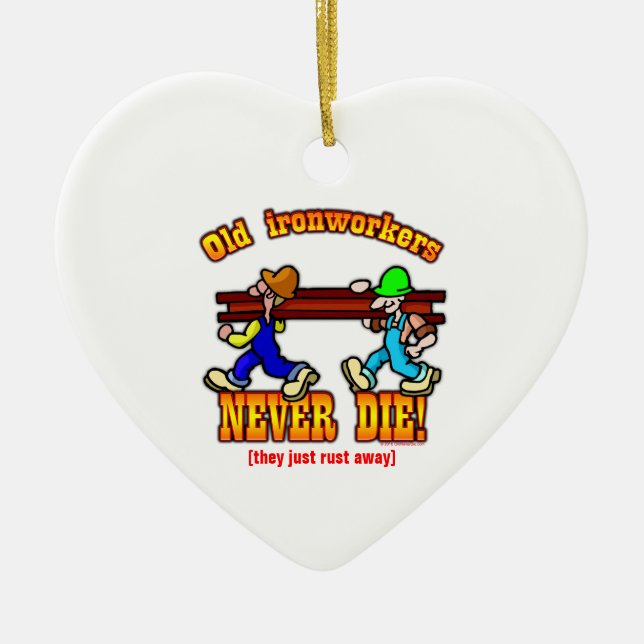 Hüttenarbeiter Keramik Ornament (Vorne)