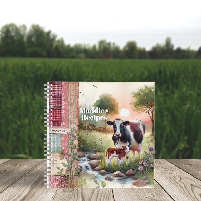 Hüttenernte Bauernhof Familienrezeptbuch Notizbuch (Von Creator hochgeladen)