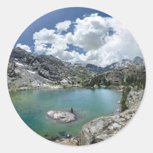 Hüttensee - Ansel Adams Wilderness - Kalifornien Runder Aufkleber