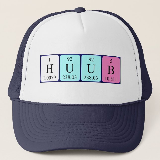 Huub Periodenname Truckerkappe (Vorderseite)